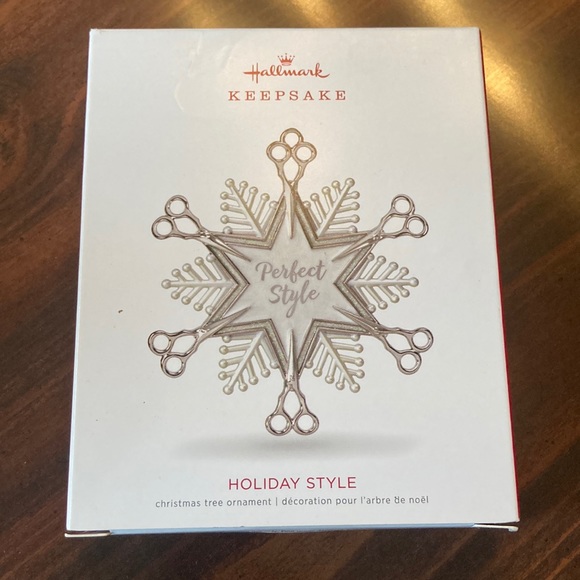 Hallmark Other - NIB Hallmark PERFECT STYLE SCISSORS ✂️ hairstylist MUA Holiday ornament